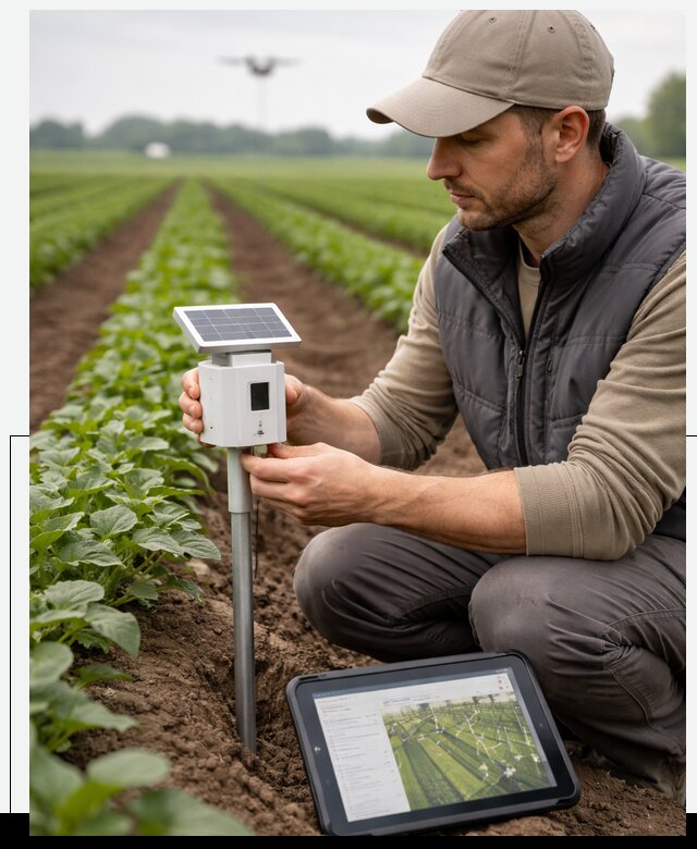 IoT мониторинг сельскохозяйственных полей и контроля в Фурманове