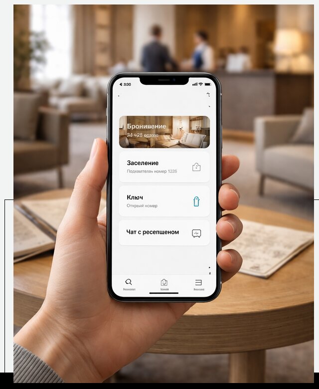 Мобильное приложение для гостей отеля в Фурманове, управление сервисом